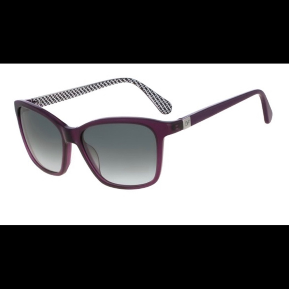 Diane Von Furstenburg DVF600S Courtney Purple Sunglasses New
